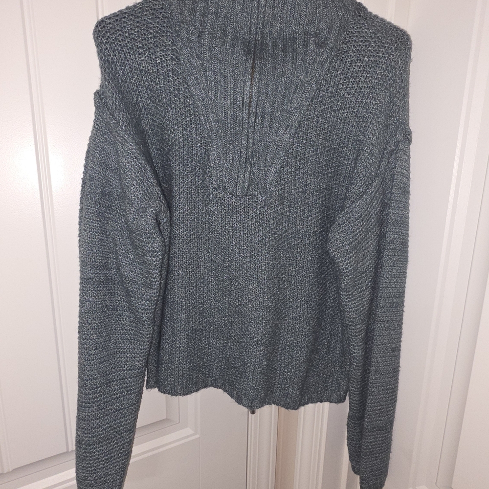Universal Thread Women's Cowl Neck Sweater in Blue